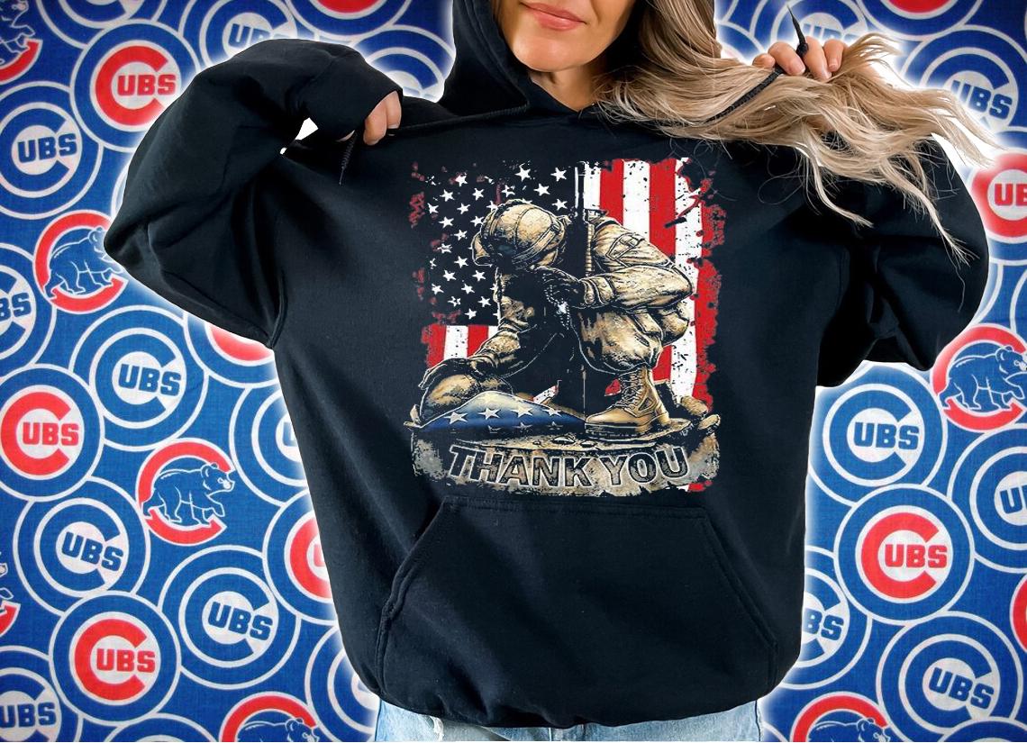 Vintage US Flag Veteran Thank You Military Boot Veteran Day T-Shirt