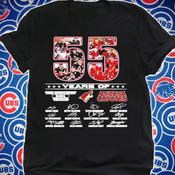 55 years of The Greatest NHL teams Arizona Coyotes shirt shirt