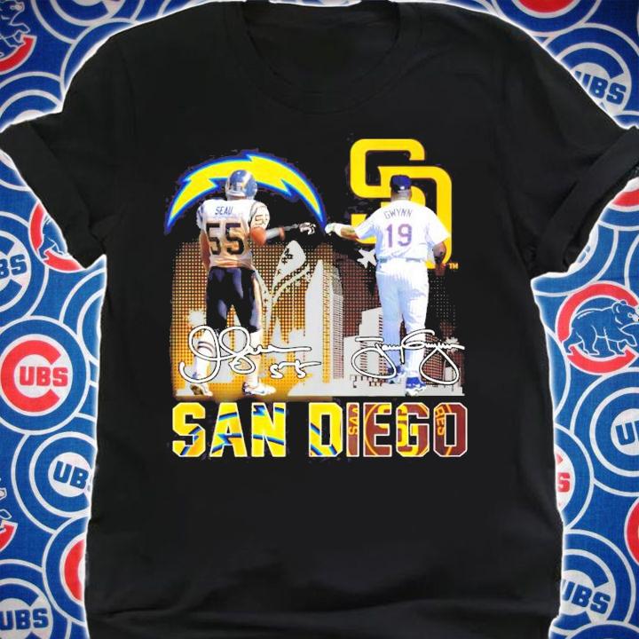 San Diego Seau vs Gwynn signature shirt shirt
