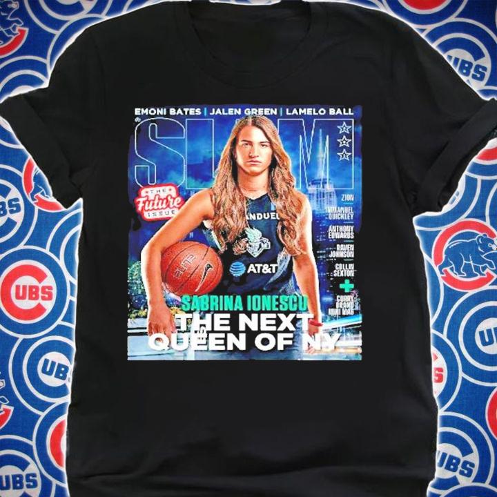 SLAM Sabrina Ionescu the next queen of New York t-shirt