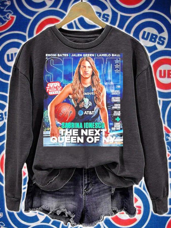 SLAM Sabrina Ionescu the next queen of New York t-shirt