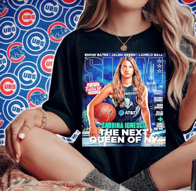 SLAM Sabrina Ionescu the next queen of New York t-shirt