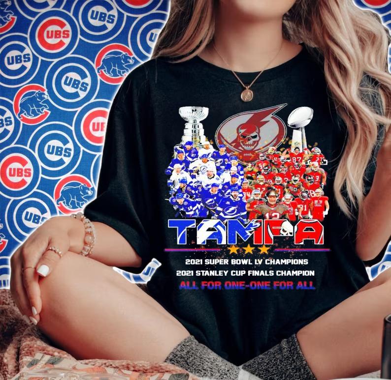 TAMPA all for one one for all shirt
