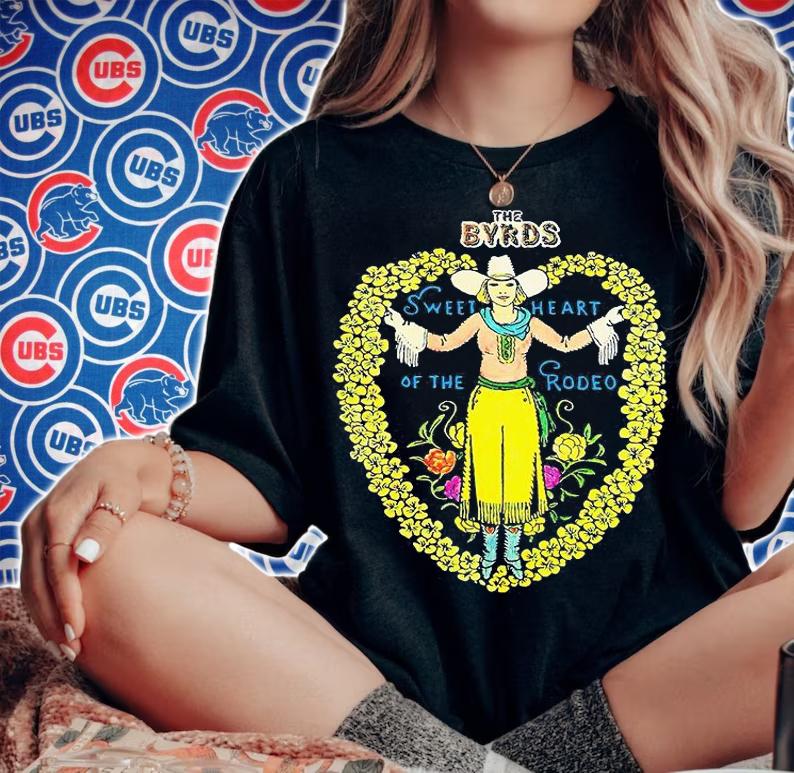 The Byrds Sweetheart of the Rodeo T-shirt woman shirt
