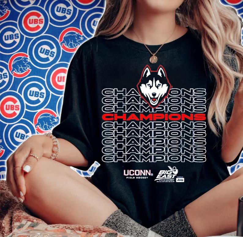 UConn Field Hockey Champs Apparel shirt woman shirt