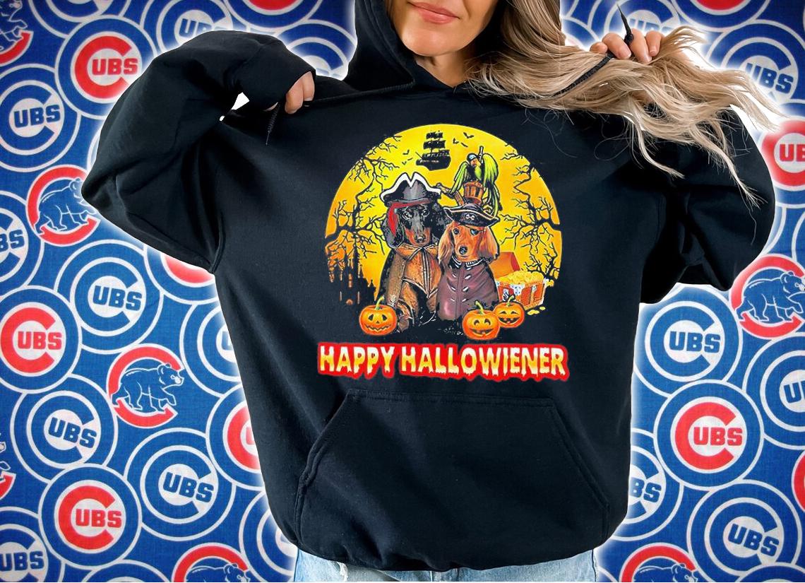 Dachshund pirates Happy Pumpkin Halloween T-shirt - Dog Lover, Funny Halloween, Halloween Pumpkin T-shirt hoodie