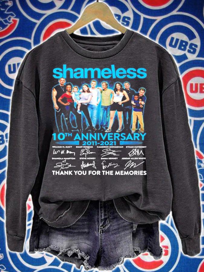 Shameless 10th anniversary 2011-2021 signature shirt sweatshirt