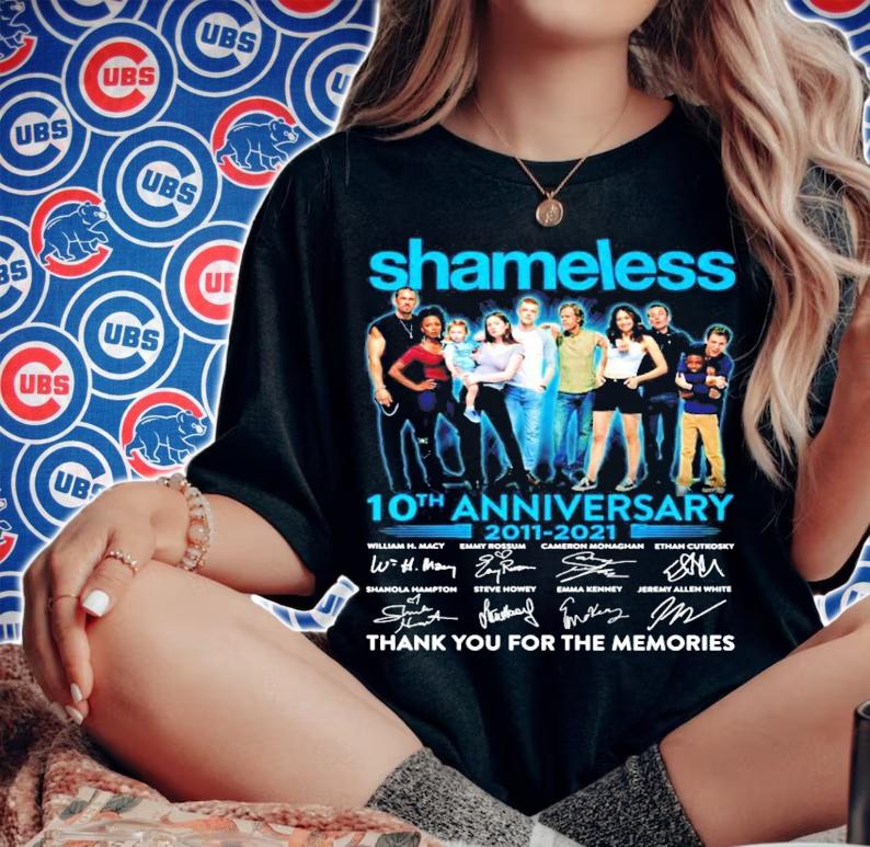 Shameless 10th anniversary 2011-2021 signature shirt woman shirt
