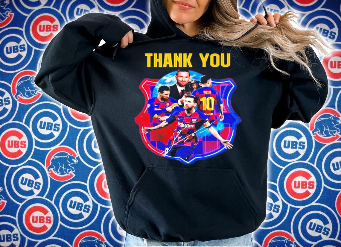 Thank you Lionel Messi signature men's shirt