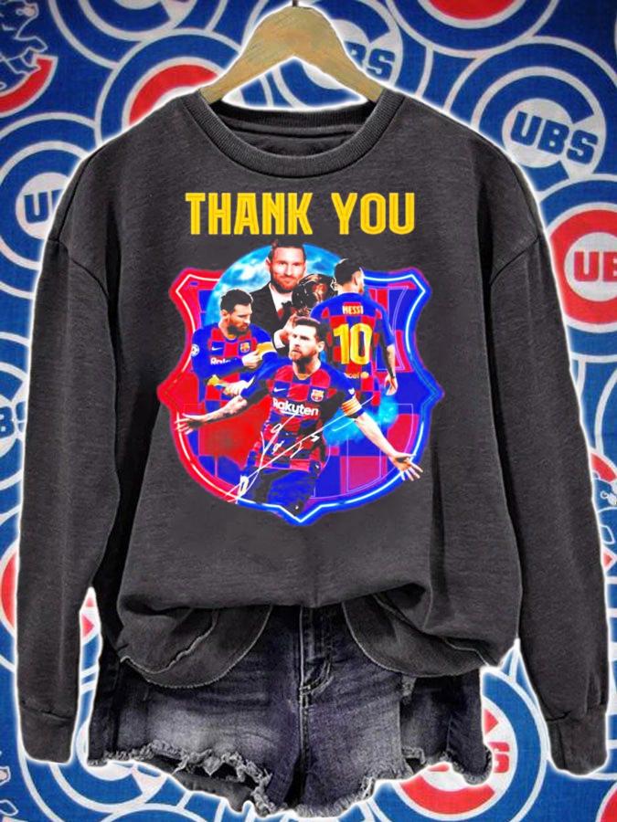 Thank you Lionel Messi signature men's shirt