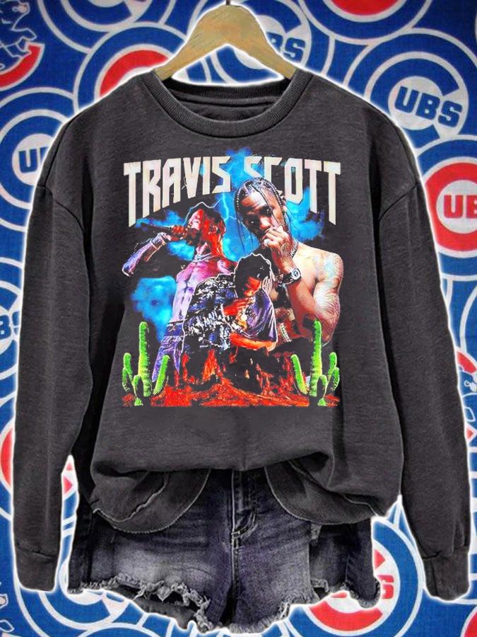 Travis Scott Vintage Hip Hop shirt sweatshirt