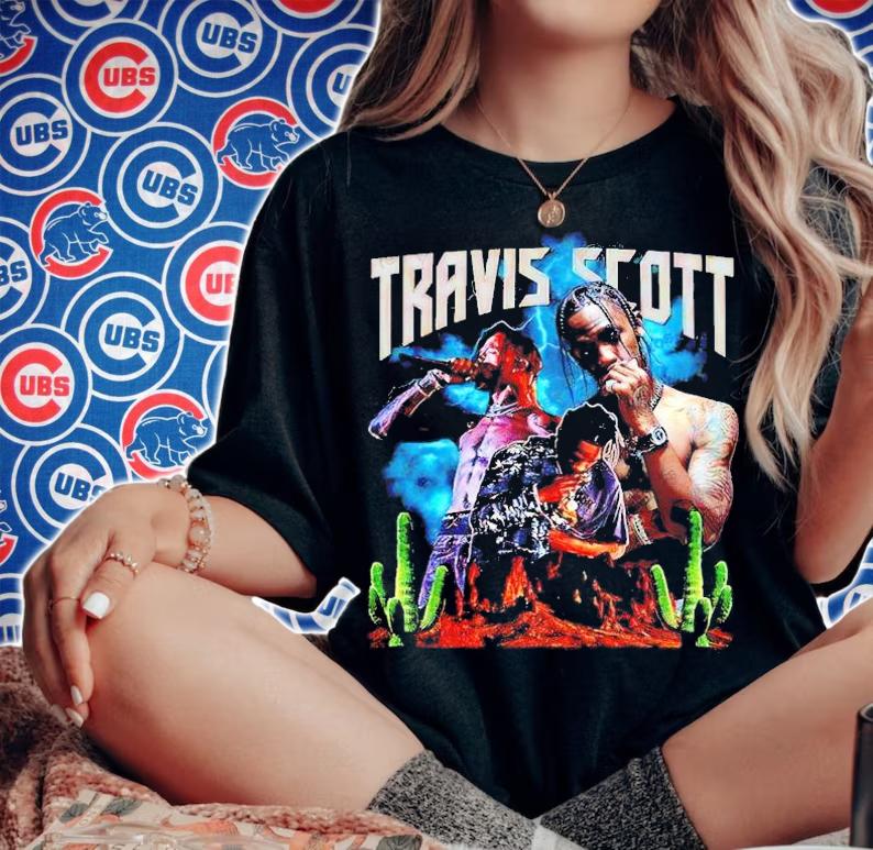 Travis Scott Vintage Hip Hop shirt woman shirt