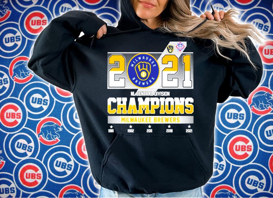 2021 Milwaukee Brewers Champions shirt hoodie