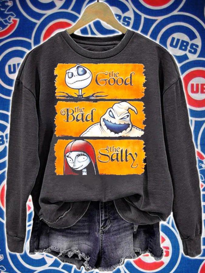 Jack Skellington Oogie Boogie and Sally Halloween shirt sweatshirt