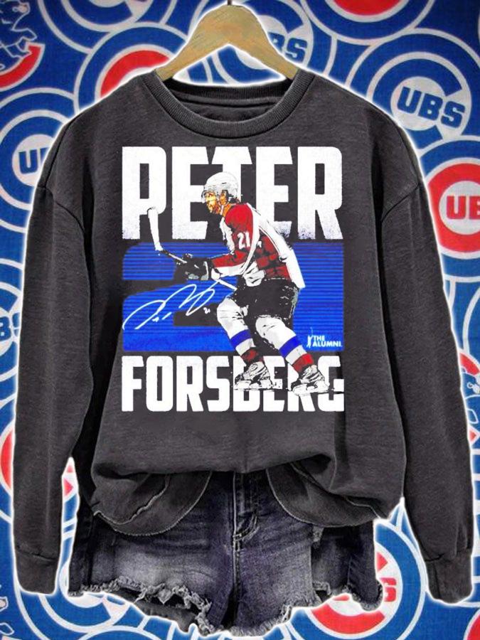 Peter Forsberg Colorado signature shirt sweatshirt