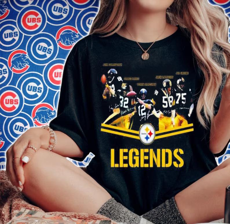 Pittsburgh Steelers Legends Signatures t-shirt