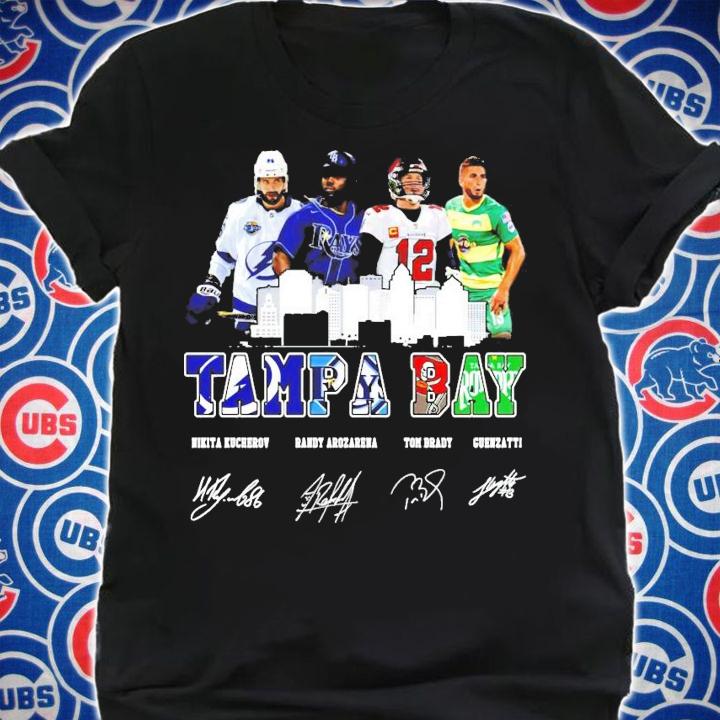 Tampa Bay Nikita Kucherov Brady Arozarena Tom Brady Guenzatti signature shirt shirt
