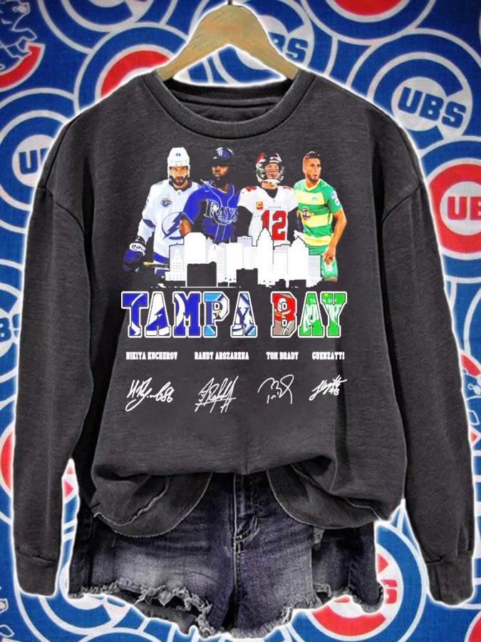 Tampa Bay Nikita Kucherov Brady Arozarena Tom Brady Guenzatti signature shirt sweatshirt