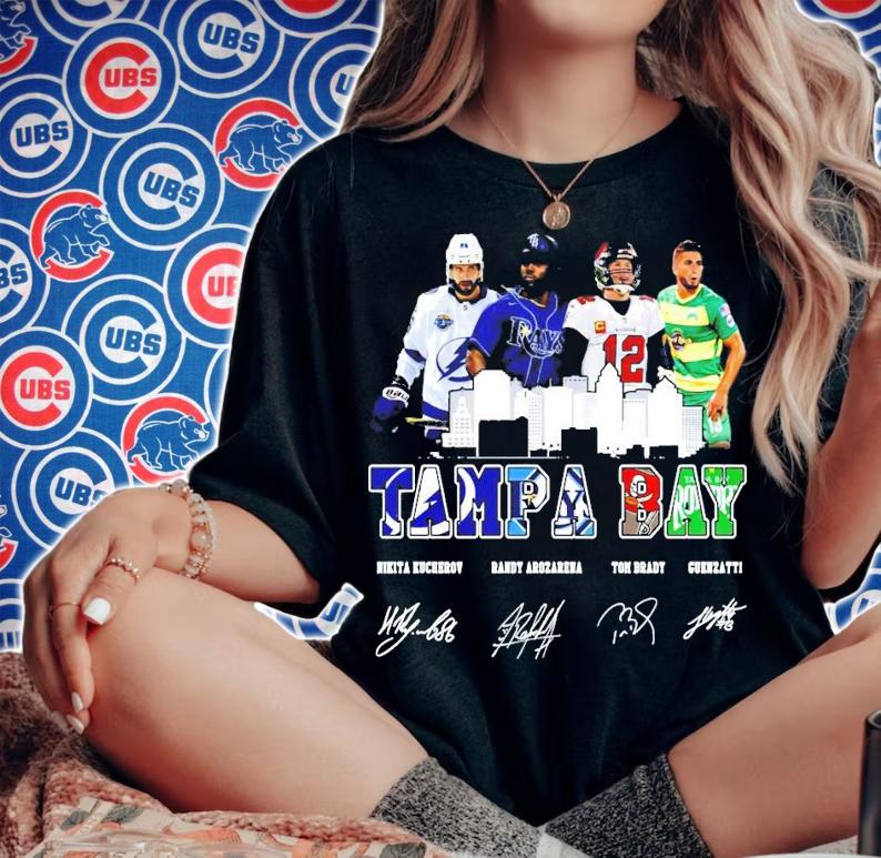 Tampa Bay Nikita Kucherov Brady Arozarena Tom Brady Guenzatti signature shirt woman shirt