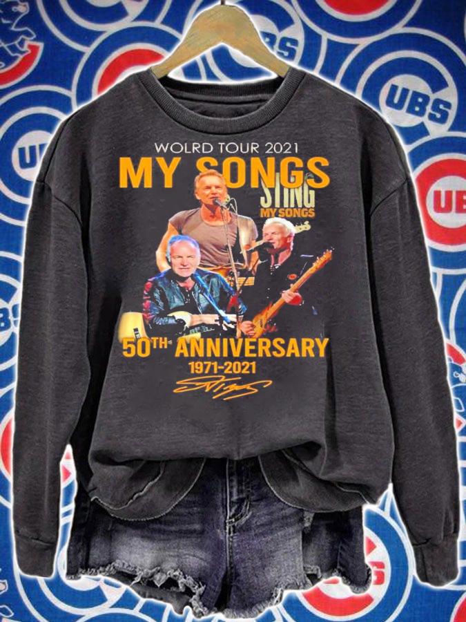 World tour 2021 Sing My Songs 50th anniversary 1971-2021 signature shirt