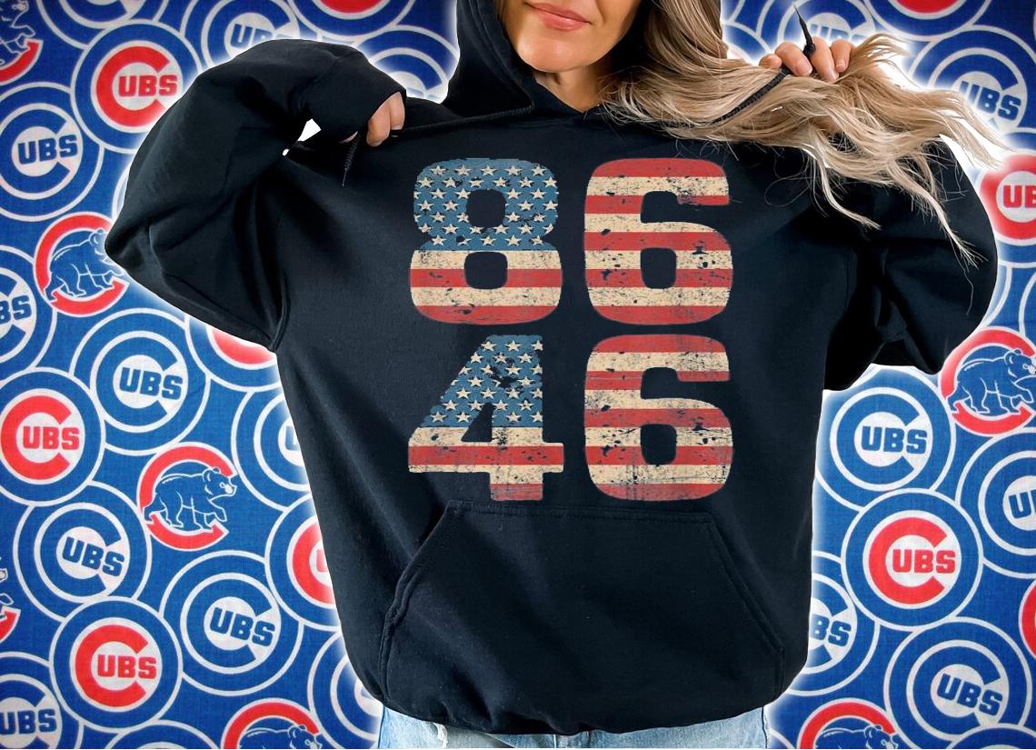 86 46 Impeach Biden America Flag Anti Biden shirt hoodie