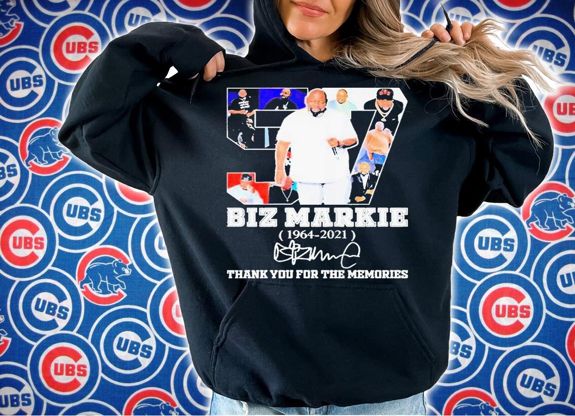 Biz Markie 57th 1964-2021 thank You for the memories signature T-shirt