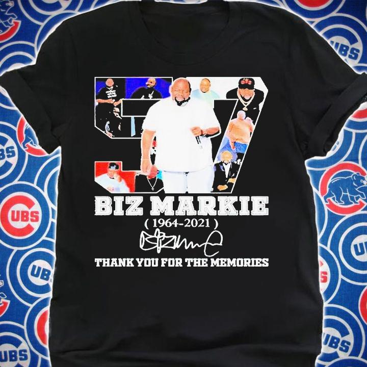 Biz Markie 57th 1964-2021 thank You for the memories signature T-shirt