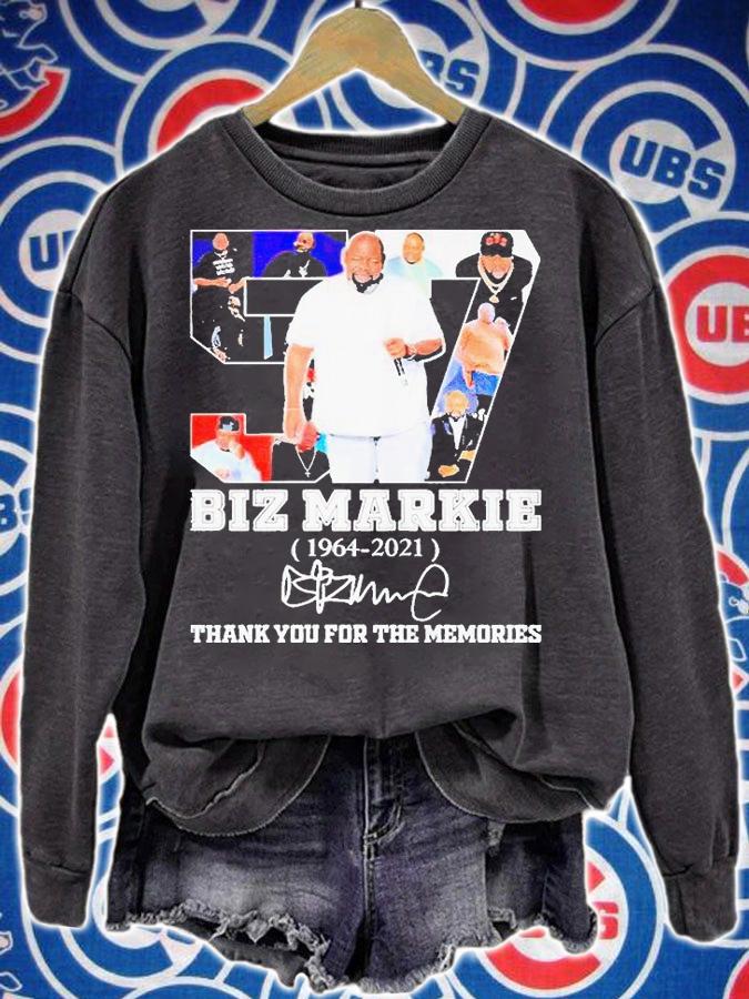 Biz Markie 57th 1964-2021 thank You for the memories signature T-shirt