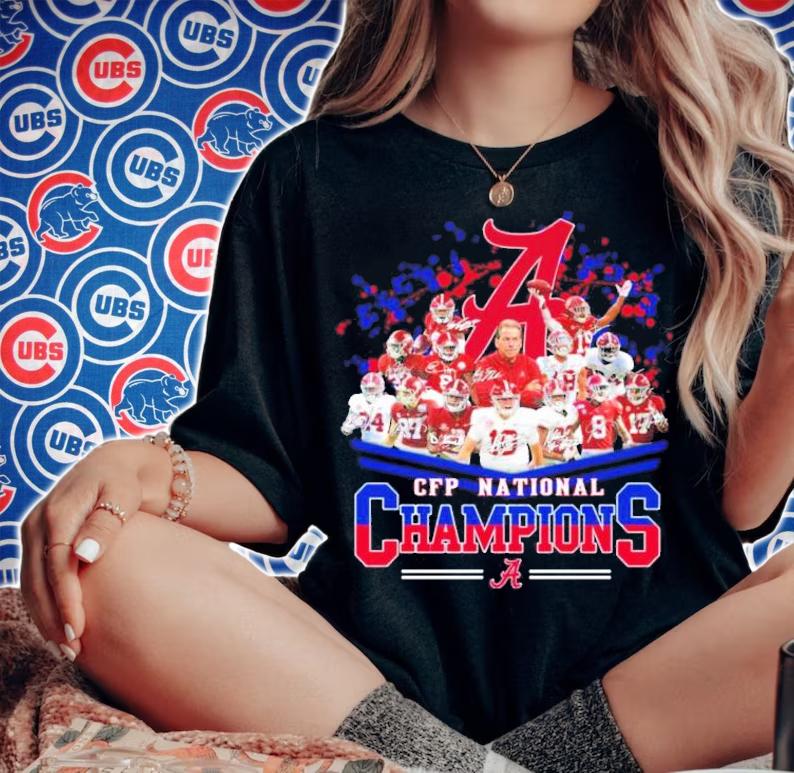CFP Alabama Crimson Tide national Champions shirt