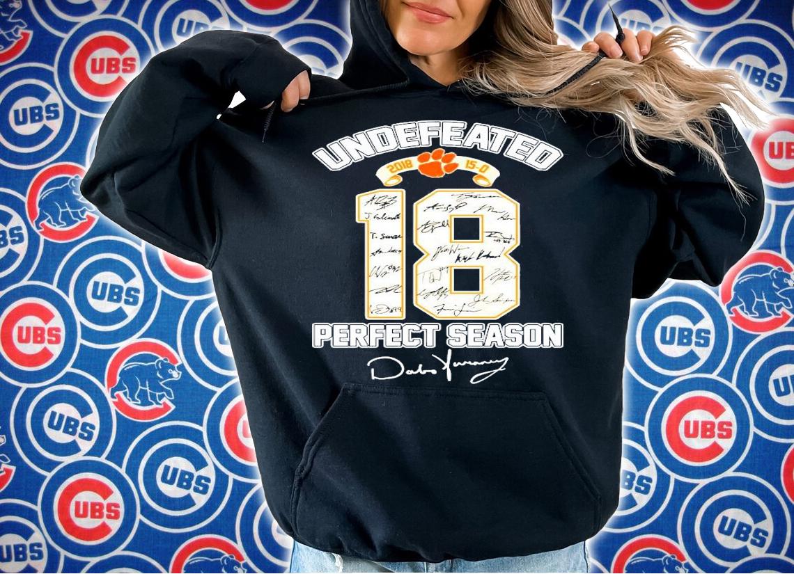 Clemson Tigers Undefeated 18 perfect season signature shirt-standard-scale-4_00x hoodie