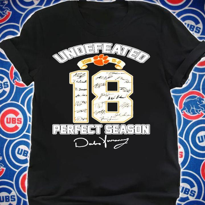 Clemson Tigers Undefeated 18 perfect season signature shirt-standard-scale-4_00x shirt