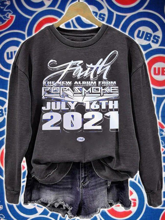 Faith the new album from Pop Smoke July 16th 2021 T-shirt