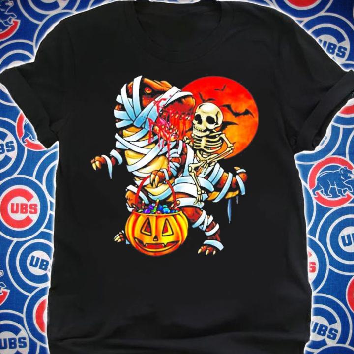 Halloween Dinosaur Skeleton Shirt shirt