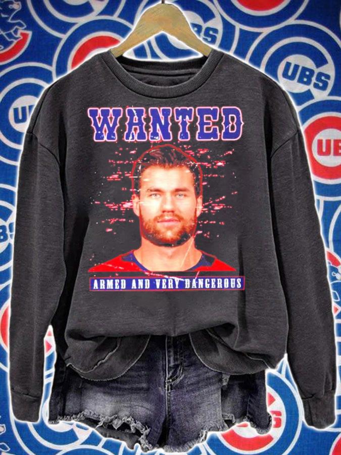 Hockeys most wanted Armed and very dangerous t-shirt sweatshirt