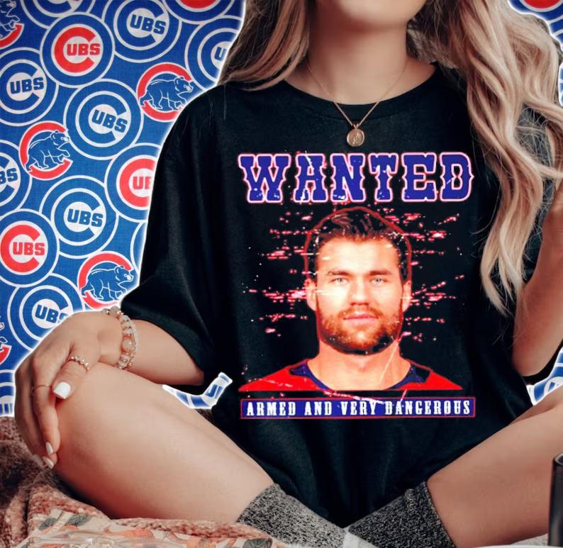 Hockeys most wanted Armed and very dangerous t-shirt woman shirt