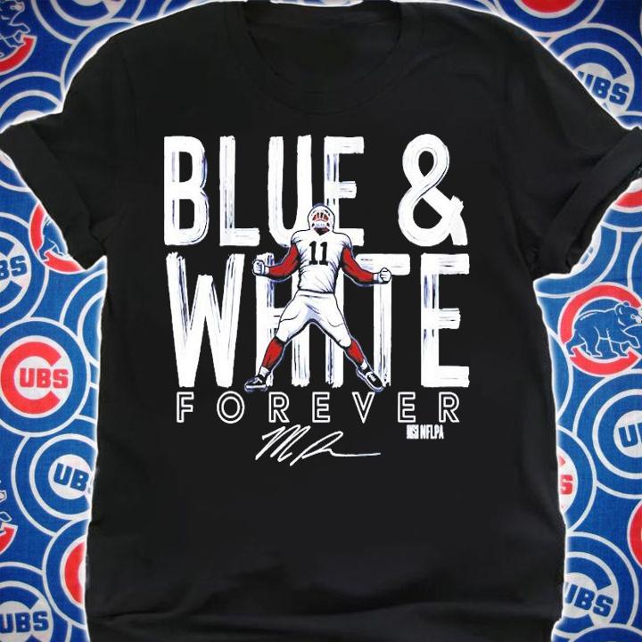 Micah Parsons blue and white forever signature shirt shirt