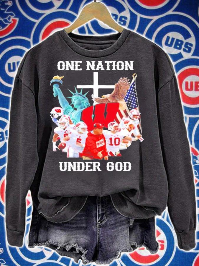 One nation Washington football under God shirt sweatshirt