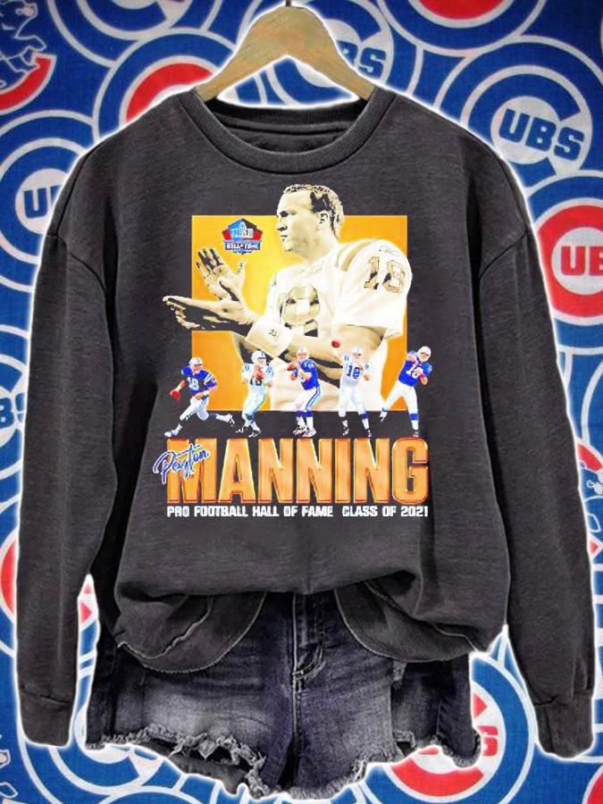 Peyton Manning pro Football hall of fame class of 2021 T-shirt sweatshirt