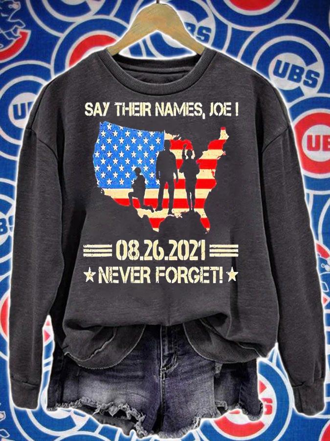 Say their names Joe 08.26 t-shirt sweatshirt