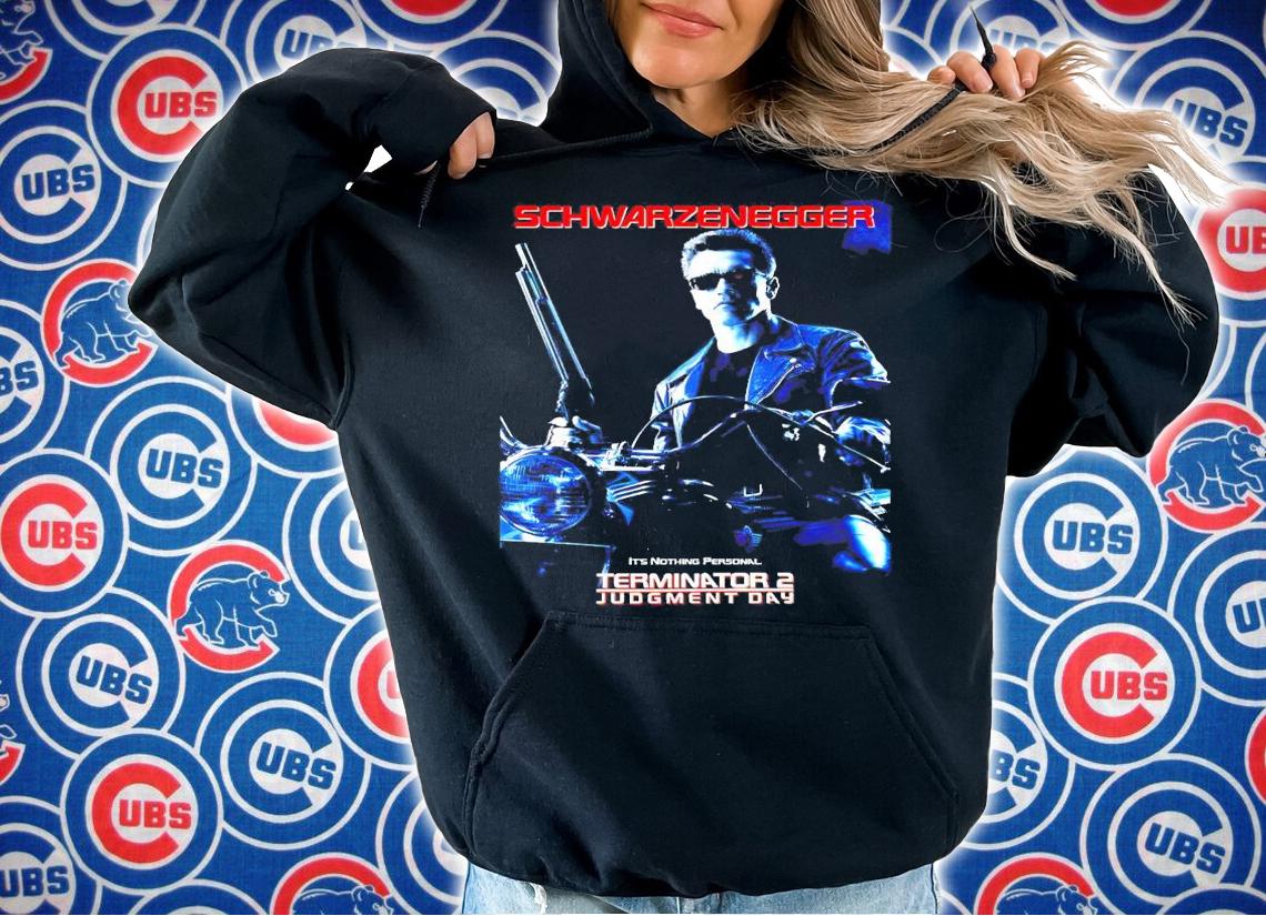 Schwarzenegger it's nothing personal Terminator 2 Judgment Day shirt hoodie