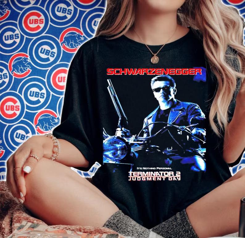 Schwarzenegger it's nothing personal Terminator 2 Judgment Day shirt woman shirt