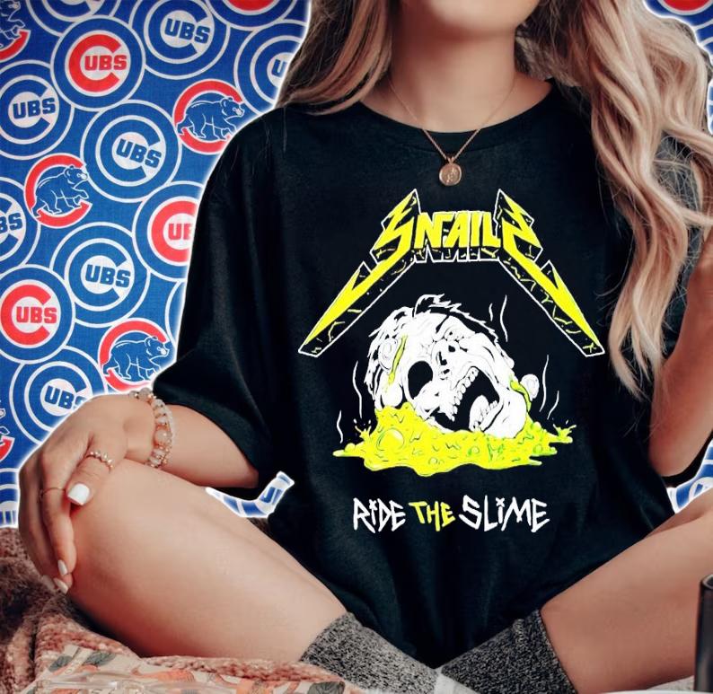 Snails ride the slime shirt woman shirt