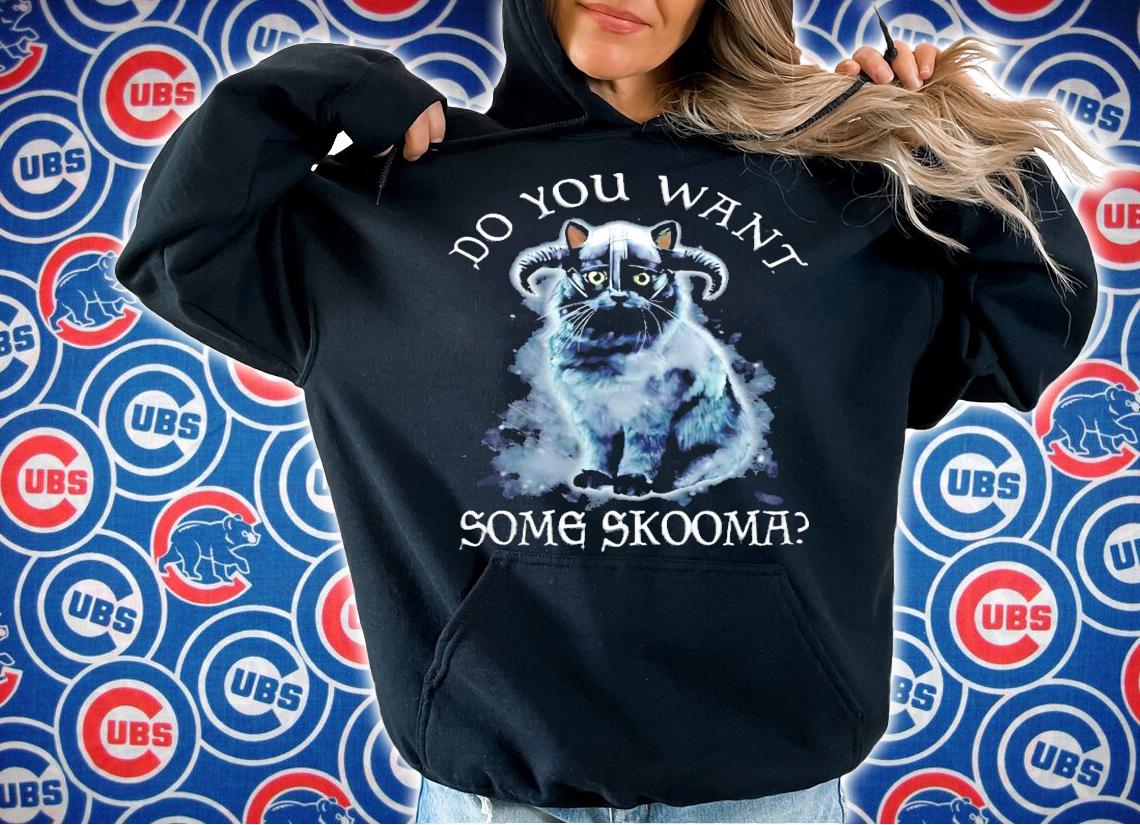 The Elder Scrolls cat do you want some skooma shirt hoodie