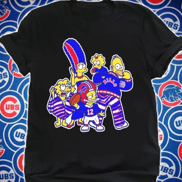 The Simpsons Buffalo Bills football shirt shirt
