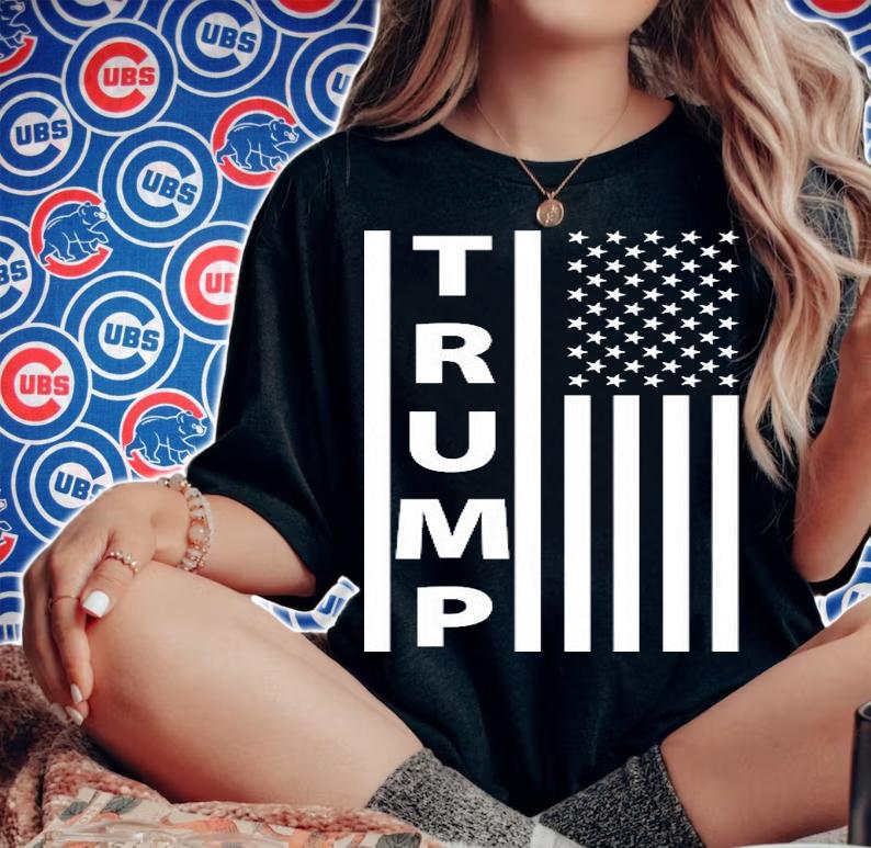 Trump President USA Flag Trump T-Shirt