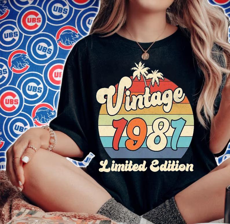 Vintage 1981 limited edition shirt woman shirt