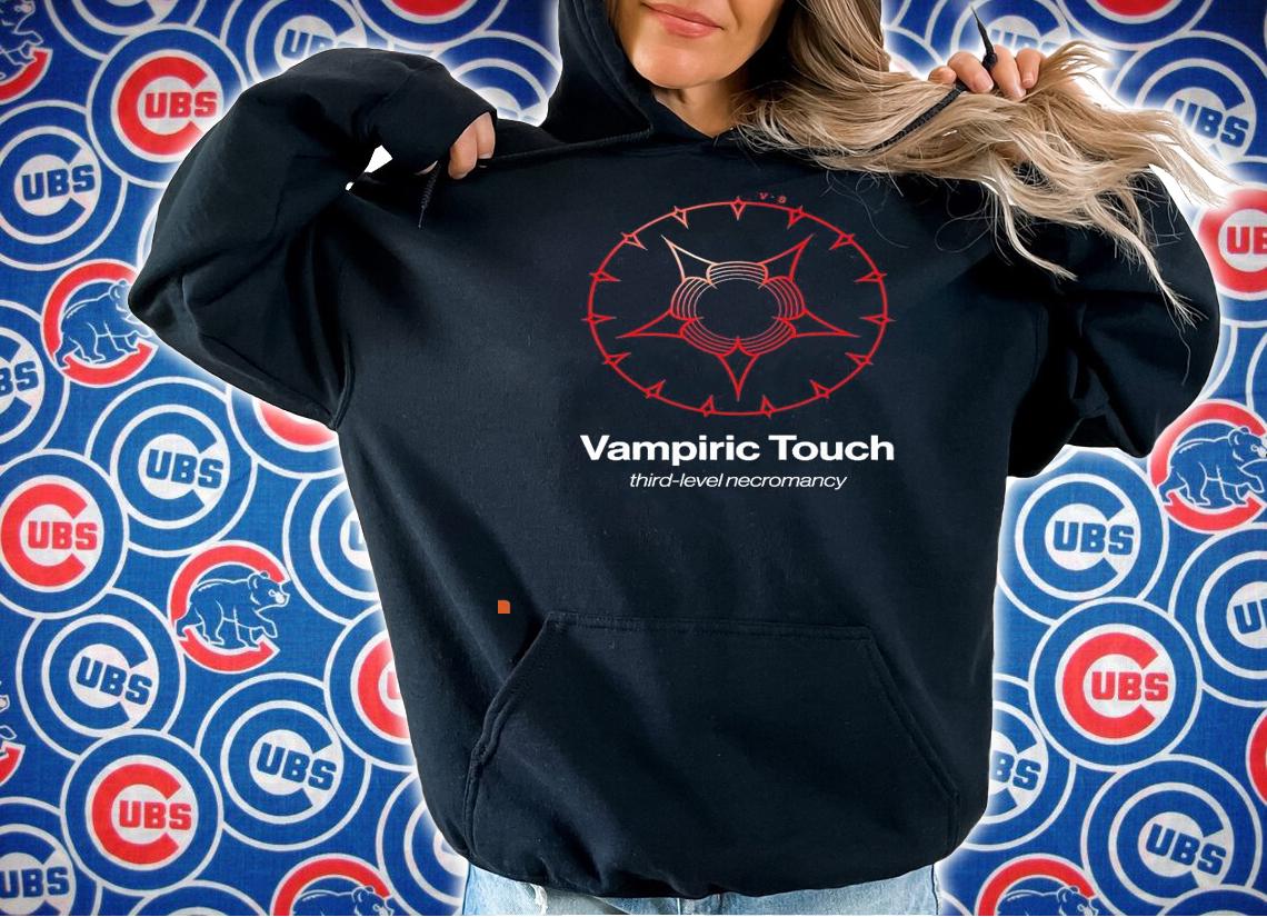 Vampiric Touch third level necromancy spell symbol shirt hoodie