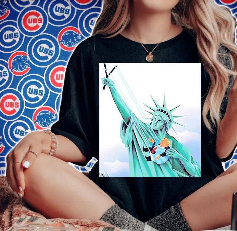 Statue of Liberty getting rid of Donald Trump shirt woman shirt