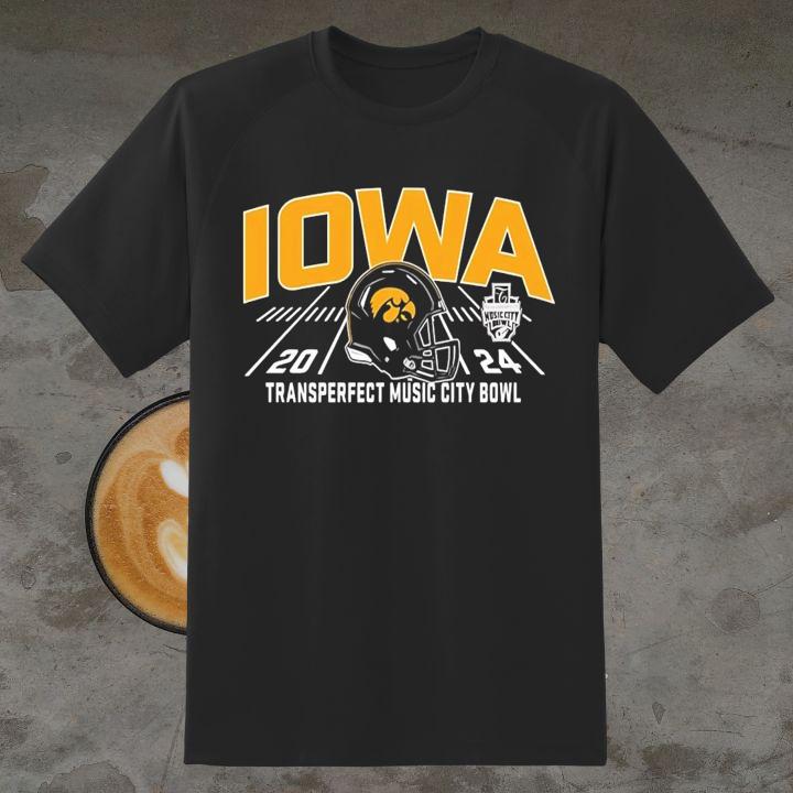 Iowa Hawkeyes 2024 Music City Bowl T-Shirt – Limited Edition Gear