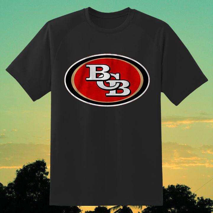 Personalized Bcb Initial Logo San Francisco 49Ers Football T-Shirt